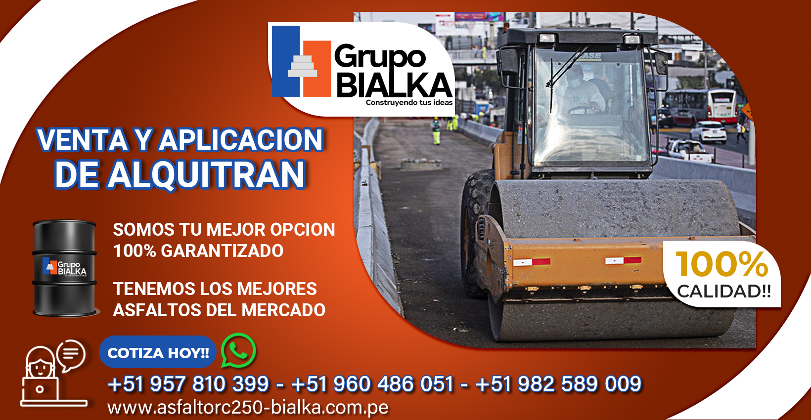 proveedor de alquitran